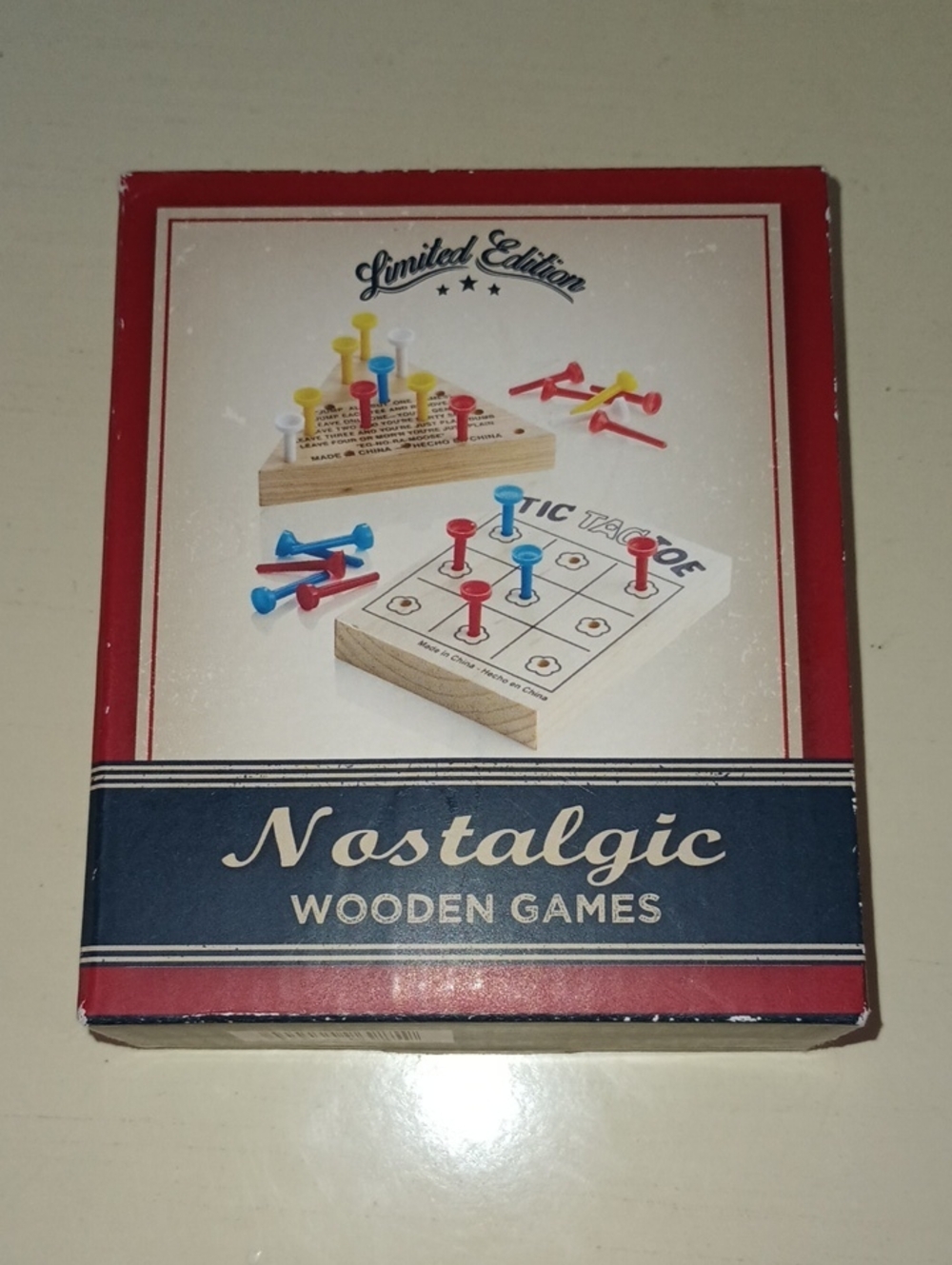 2/$20 NIB Nostalgic Wooden Games- Game Set